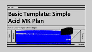 기본 템플릿: Simple Acid MK Plan