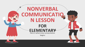 Lezione di comunicazione non verbale per le elementari