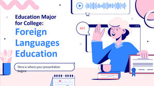 Educație Major pentru colegiu: Educație în limbi străine
