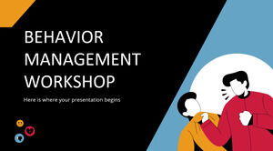 Verhaltensmanagement-Workshop