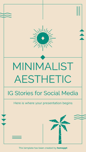 Storie IG estetiche minimaliste per i social media