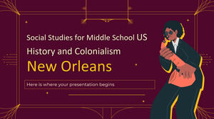 Études sociales pour le collège : histoire des États-Unis et colonialisme - La Nouvelle-Orléans