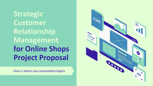 Online Mağazalar için Stratejik Müşteri İlişkileri Yönetimi Proje Önerisi