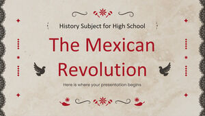 Geschichtsfach für die High School: Die mexikanische Revolution
