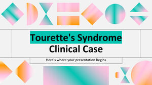 Caso clinico della sindrome di Tourette
