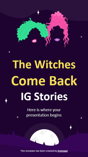 Ведьмы возвращаются Истории IG