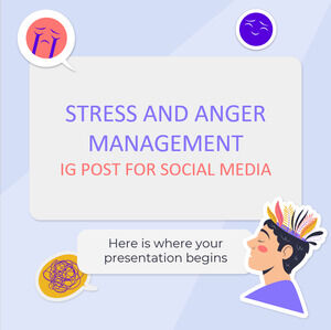 Stress- und Wutmanagement IG Posts für Social Media