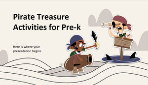 Piratenschatz-Aktivitäten für Pre-K