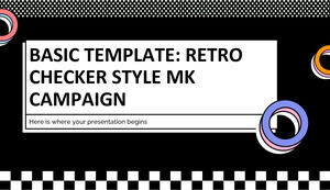 เทมเพลตพื้นฐาน: แคมเปญ MK สไตล์ Retro Checker