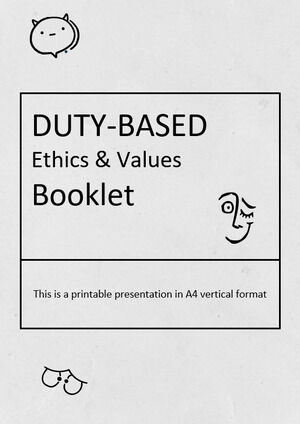 Görev Esaslı Etik ve Değerler Kitapçığı