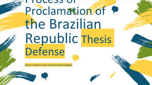 Processo di proclamazione della Repubblica brasiliana Difesa della tesi