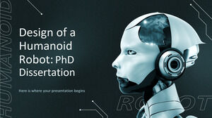 人形機器人的設計：博士論文