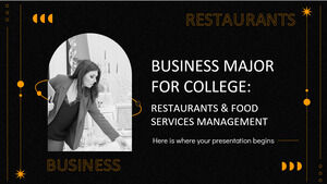 大學商業專業：餐廳與食品服務管理