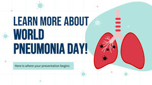 En savoir plus sur la Journée mondiale de la pneumonie !