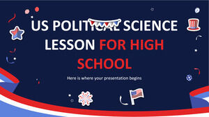 Lección de ciencias políticas de EE. UU. para la escuela secundaria