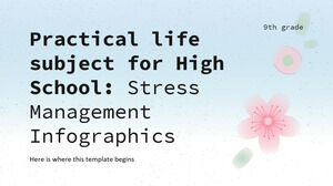 Practical Life Subject for High School - 9th Grade: Stress Management Infographics
