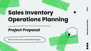 Sales Inventory Operations Planning Project Proposal