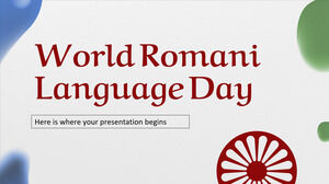 اليوم العالمي للغة الغجر