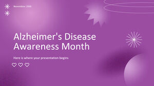 Luna de conștientizare a bolii Alzheimer