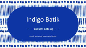 인디고 바틱 제품 카탈로그