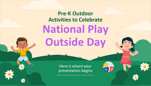 Attività all'aperto pre-K per celebrare il National Play Outside Day