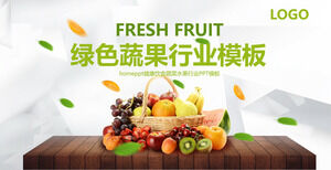 Șablon PPT de fundal cu fructe frumoase Descărcare gratuită