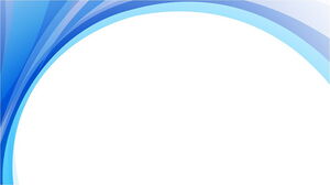 Tres imágenes de fondo de PPT de curva abstracta minimalista azul