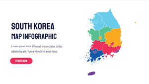Kostenlose Powerpoint-Vorlage für Südkorea