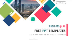 Plantilla de PowerPoint gratuita para diapositivas de modelo de negocio
