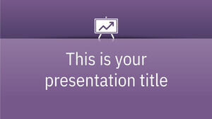 Darmowy szablon Powerpoint dla Purple Professional