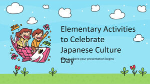 庆祝日本文化日的基本活动