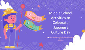 庆祝日本文化日的中学活动