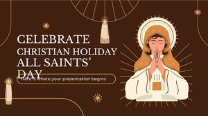 Feiern Sie den christlichen Feiertag Allerheiligen