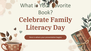 Qual é o seu livro favorito? Comemore o Dia da Alfabetização Familiar