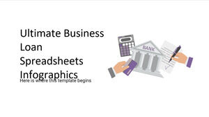 Infografis Spreadsheet Pinjaman Bisnis Utama