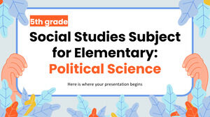Pelajaran IPS untuk SD - Kelas 5: Ilmu Politik