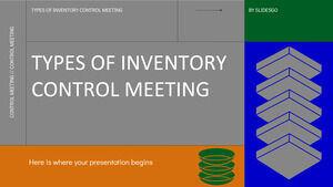 Tipi di riunione di controllo dell'inventario