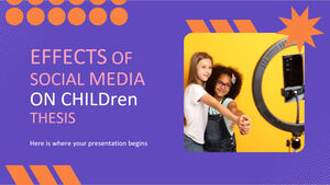 Effets des médias sociaux sur les enfants Thèse