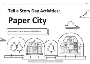 Attività del giorno Racconta una storia: Città di carta