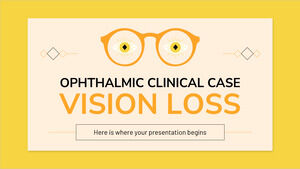 Ophthalmischer klinischer Fall: Sehverlusta