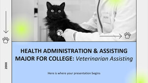 Administration de la santé et majeure en assistance pour le collège : assistant vétérinaire