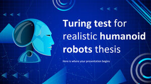 Teste de Turing para Tese de Robôs Humanóides Realistas