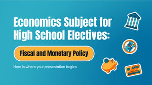 Materia di economia per gli elettivi delle scuole superiori: politica fiscale e monetaria