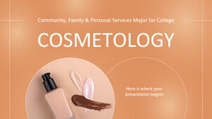 Community, Family & Personal Services Hauptfach für das College: Kosmetologie
