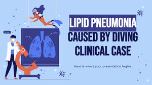 Klinischer Fall einer durch Tauchen verursachten Lipidpneumonie