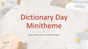 Dictionary Day Minithème