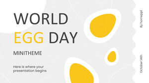 Minithème de la Journée mondiale de l'œuf