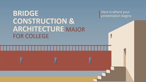 Especialização em Construção de Pontes e Arquitetura para a Faculdade