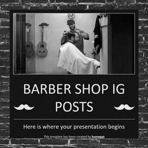 Barber Shop IG Posts
