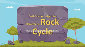 初級地球科學科目：岩石循環